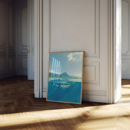 Great White Coastal Guardian Poster