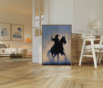 Wilder Westen Lasso-Reiter Poster