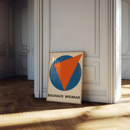 Bauhaus Weimar Geometric Poster