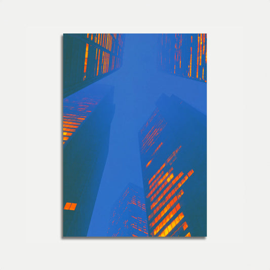 Stedelijk Stadsgezicht Thermisch Beeld Poster
