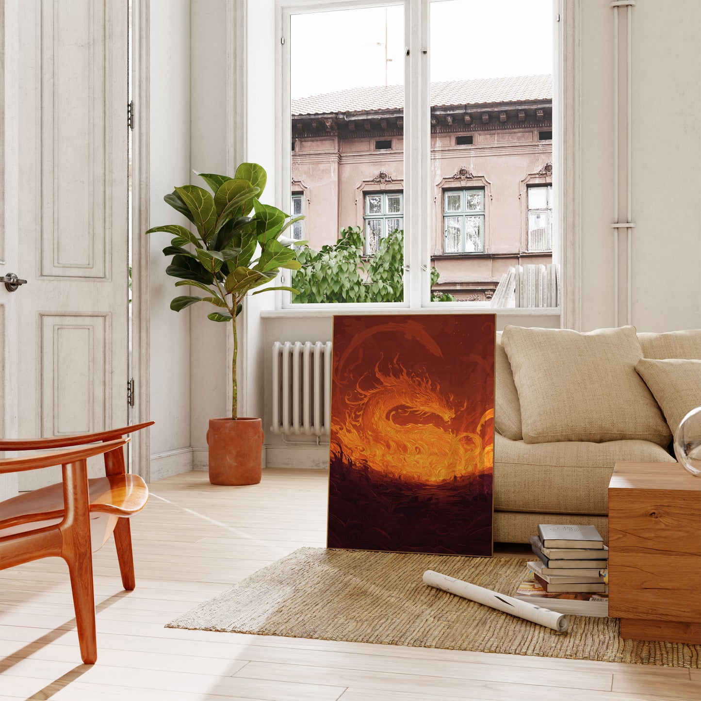 Inferno Dragon Apocalypse Poster