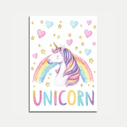 Poster di Sogni di Unicorno Arcobaleno