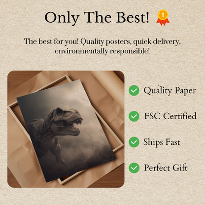 Prehistoric Predator Roar Poster