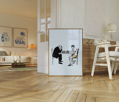 Schachmeister Strategieposter