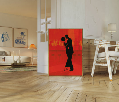 Vintage Romance in the City Poster