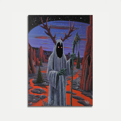 Cosmic Druid Mystic Poster