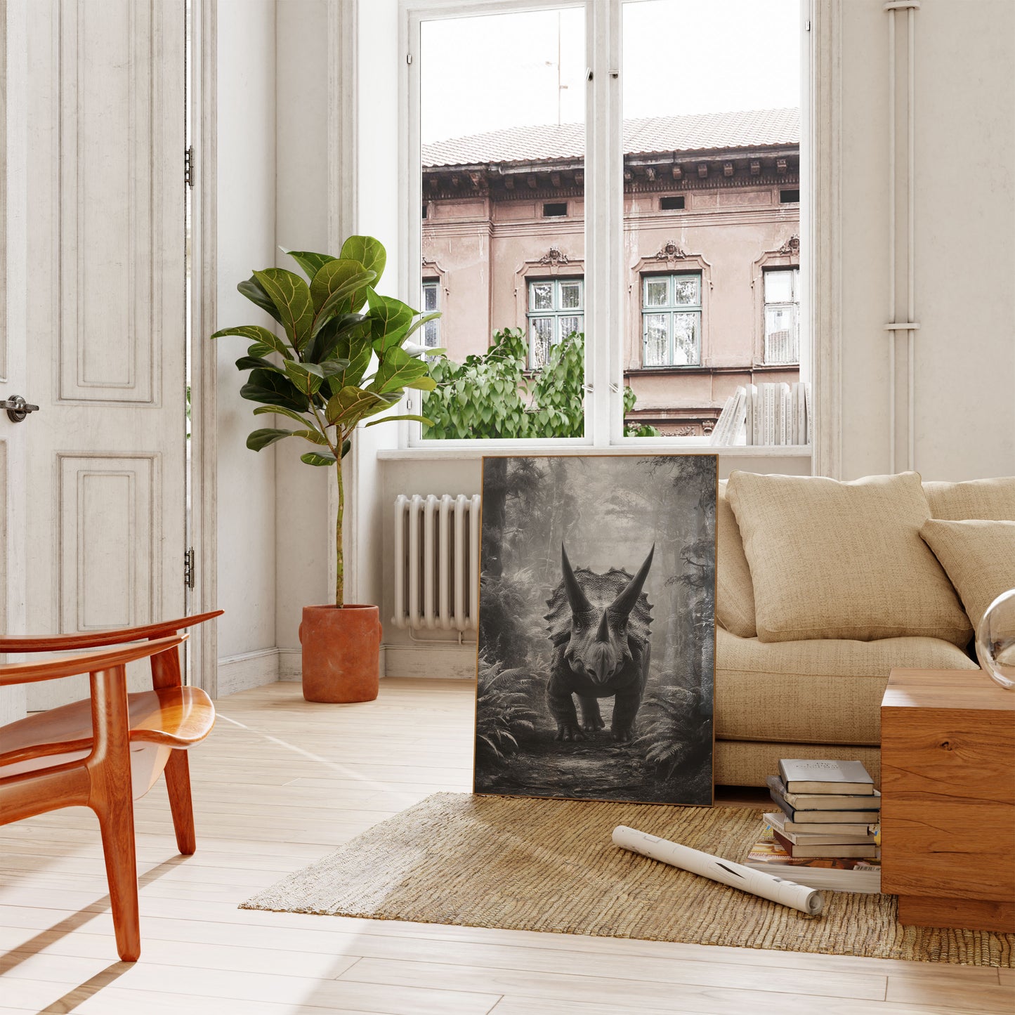 Prehistoric Forest Guardian Poster