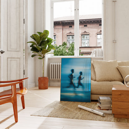 Blurred Motion Running Poster