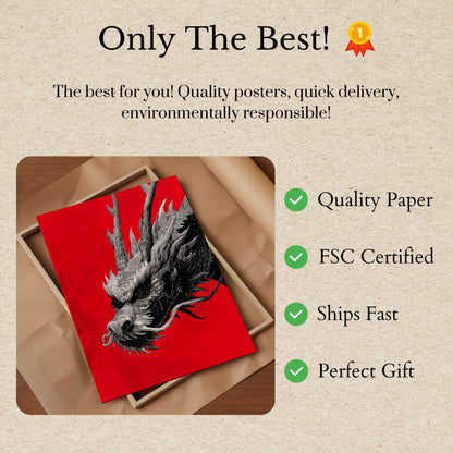 Crimson Dragon Fury Poster