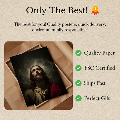 Divine Radiance Religious Poster