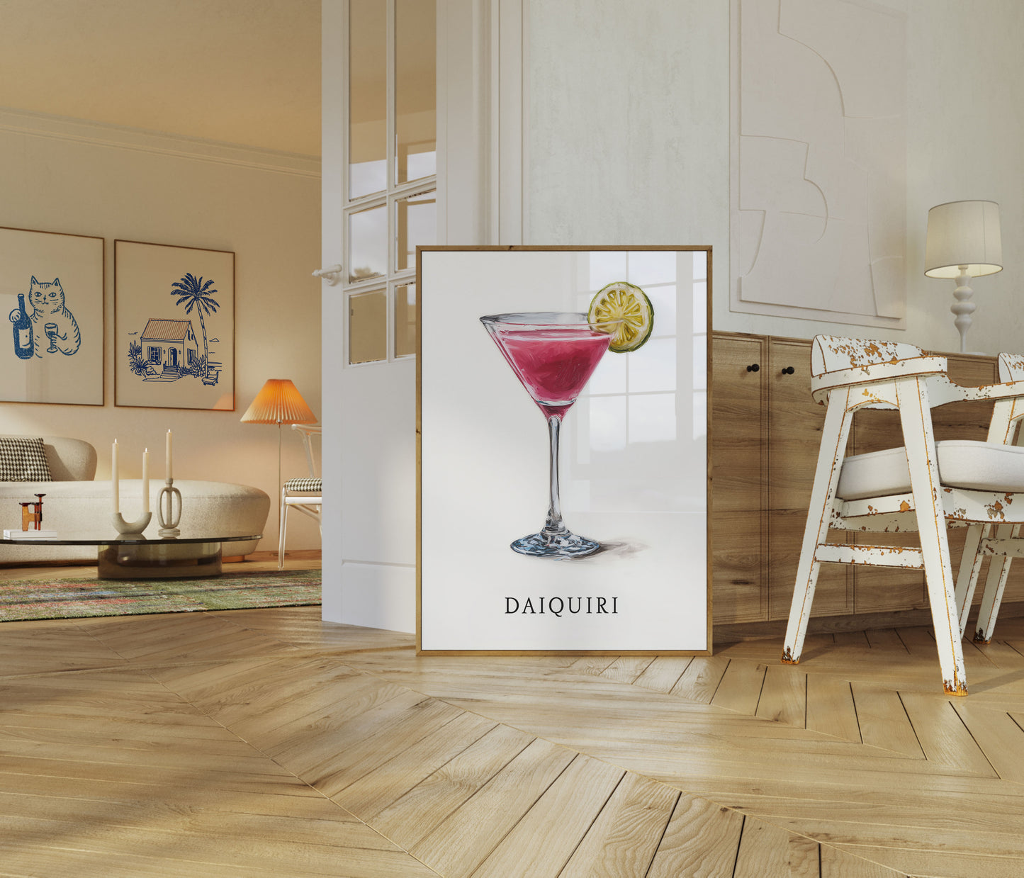 Vibrant Crimson Daiquiri Poster