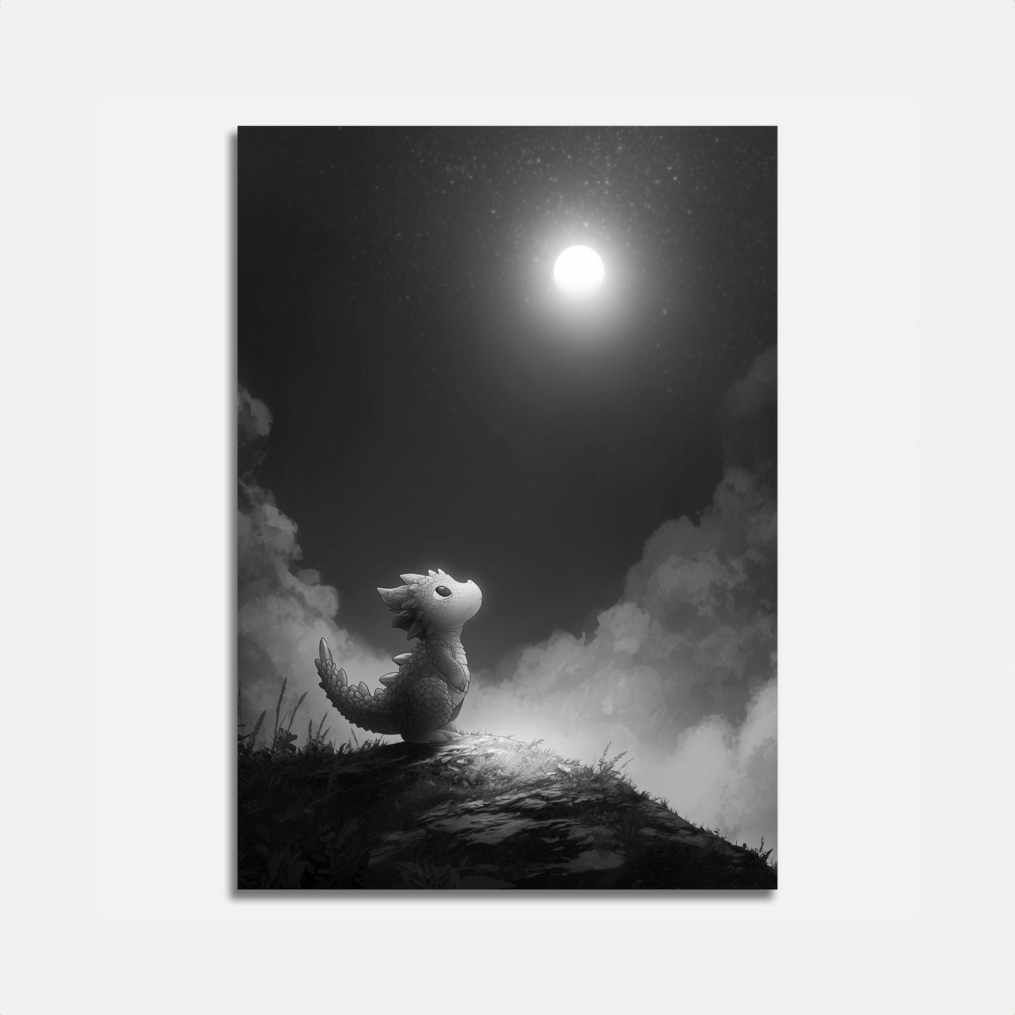 Moonlit Dragon's Dream Poster