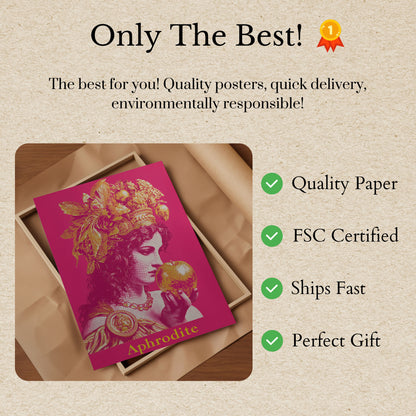 Aphrodite Goddess of Love Poster