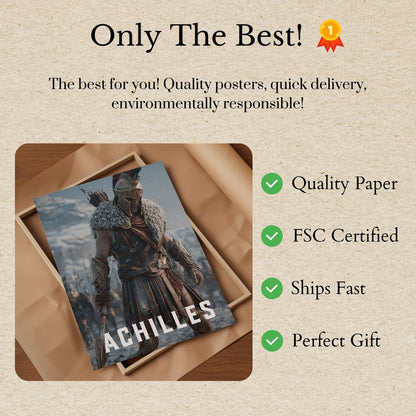 Achilles Warrior Legend Poster