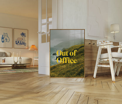 Küstendünen-Wildblumenwiese Poster