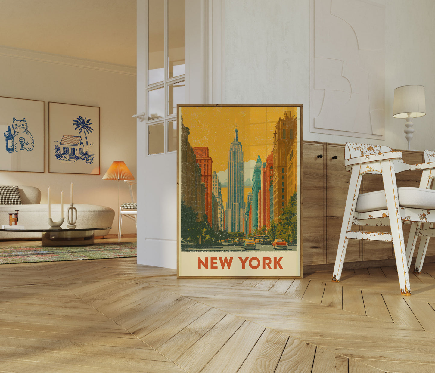 Empire State Skyline Poster