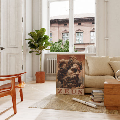 Plakát Zeus, řecký bůh mytologie