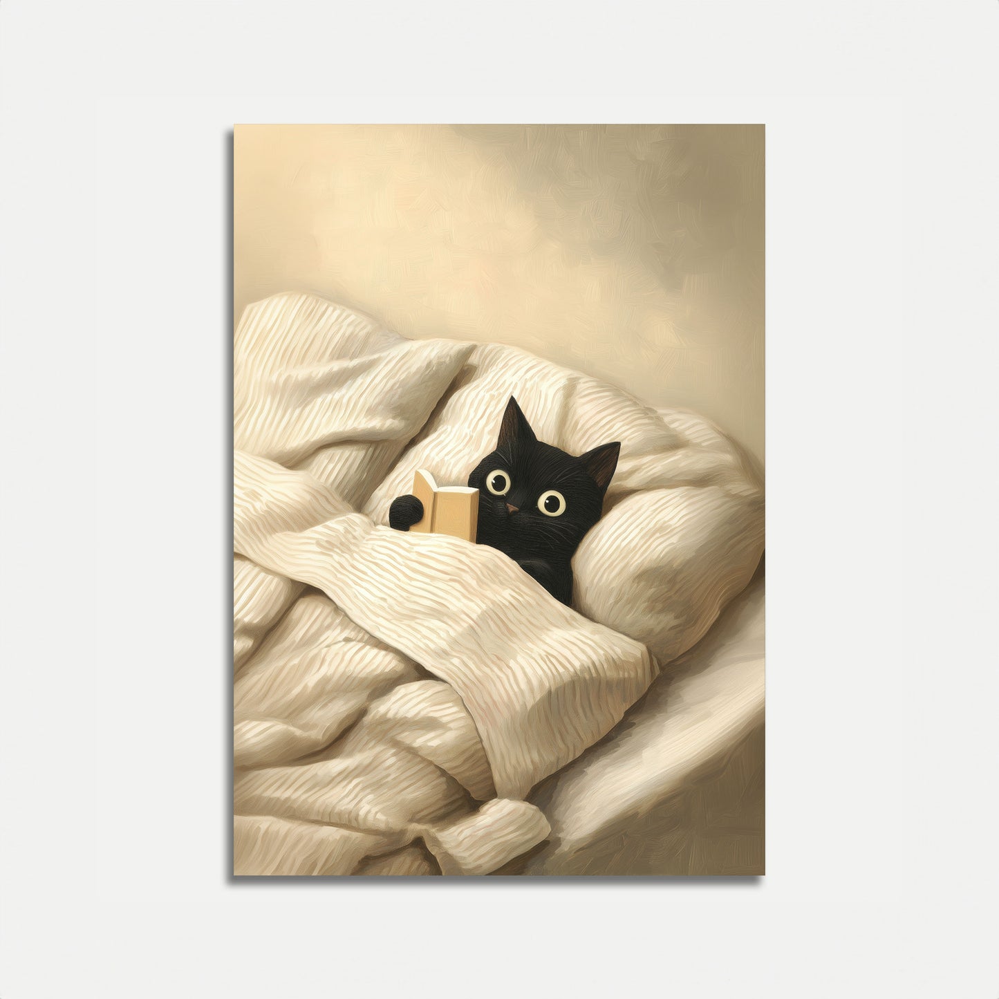 Pôster de Tempo de Leitura do Gato Aconchegante