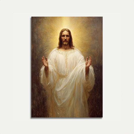 Divine Light Jesus Poster