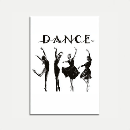 Ballettänzer in Bewegung Poster