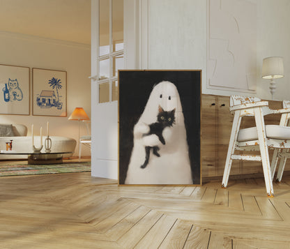 Ghostly Guardian Halloween Poster