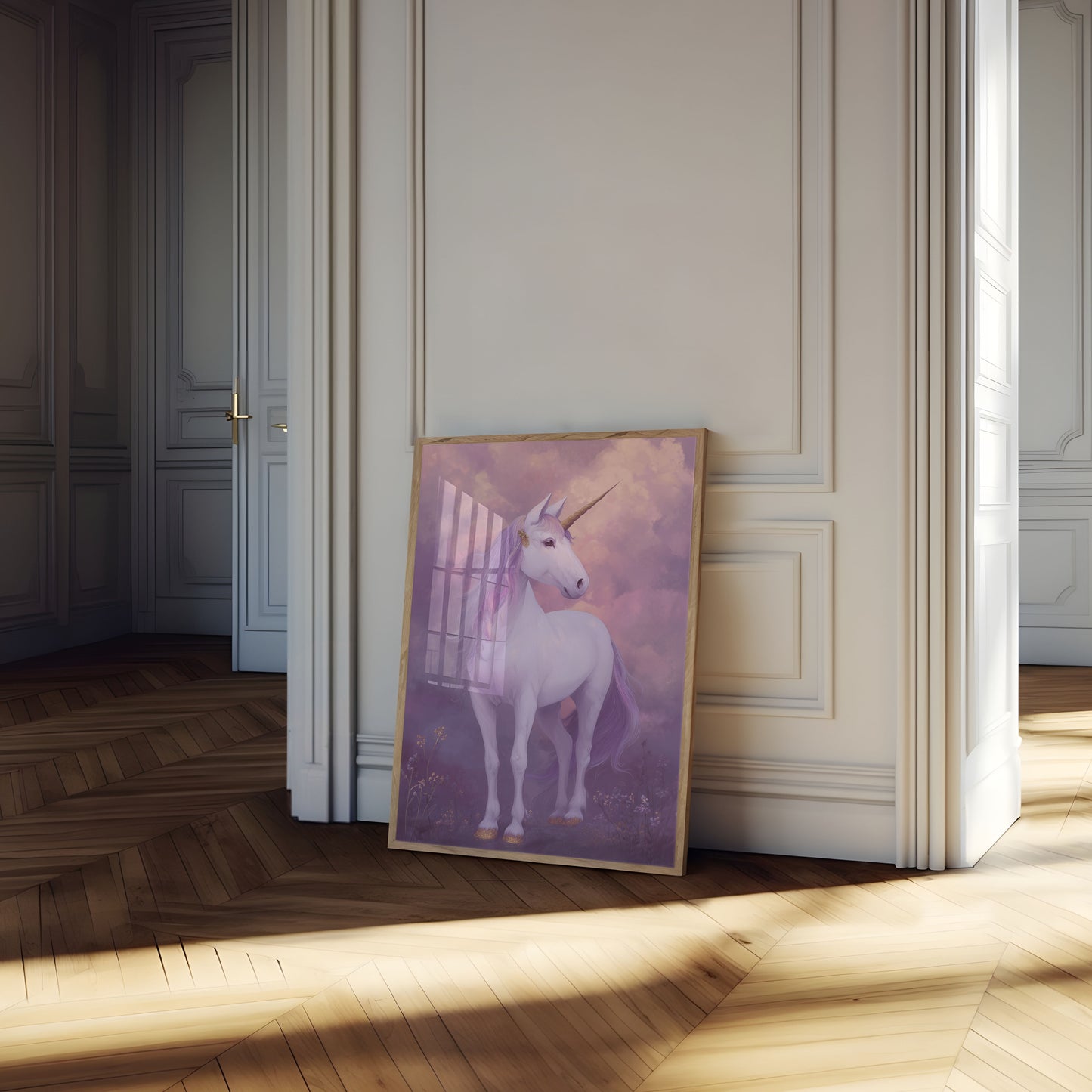 Poster Fantasy dell'Unicorno Magico