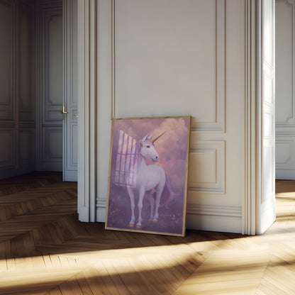 Poster Fantasy dell'Unicorno Magico