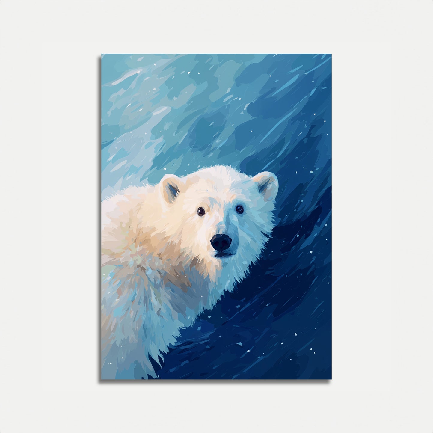 Póster de invierno de Arctic Guardian