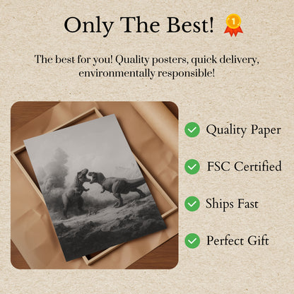 Prehistoric Battle Titans Poster