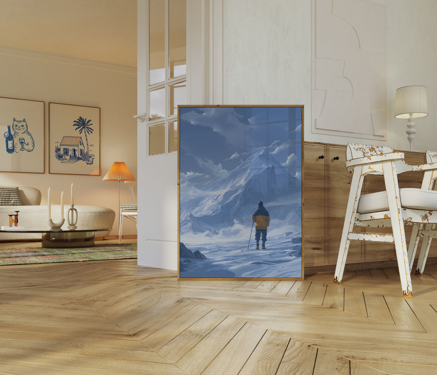 Solitary Mountain Expedition Poster