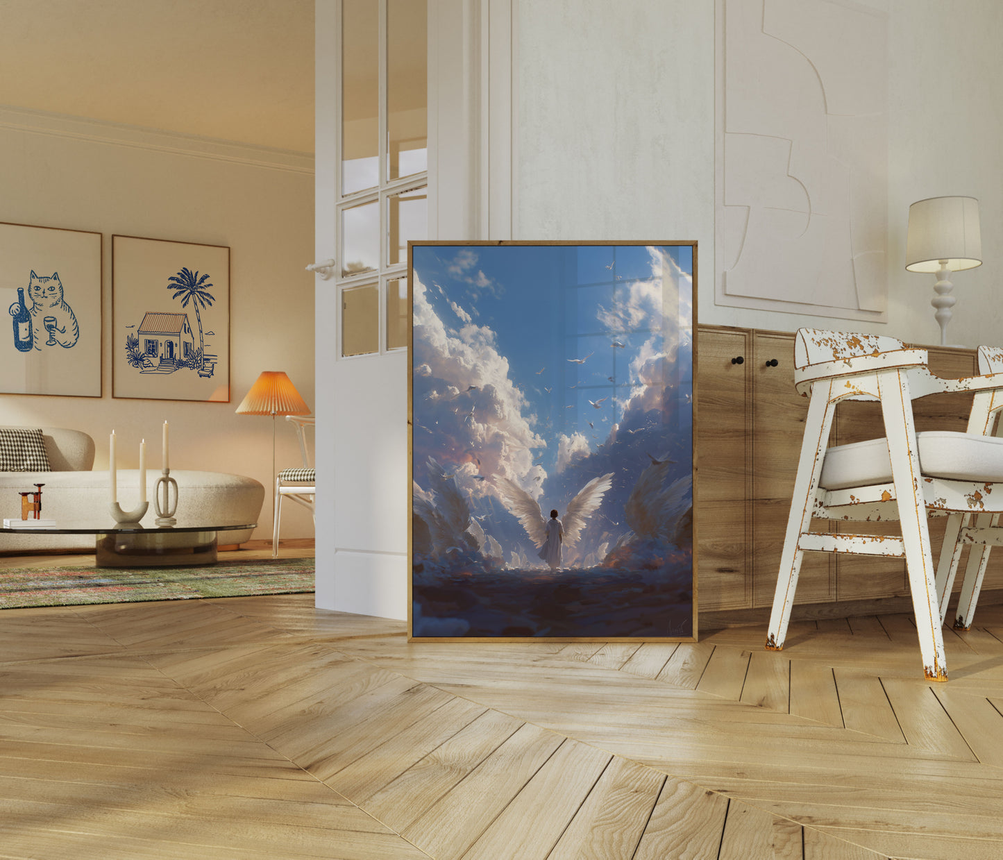 Goddelijke Engelenvleugels Poster