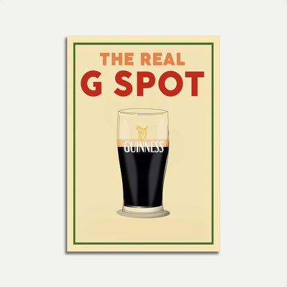 Guinness Beer Real G Spot Poster