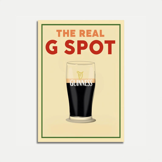 Guinness Beer Real G Spot Poster