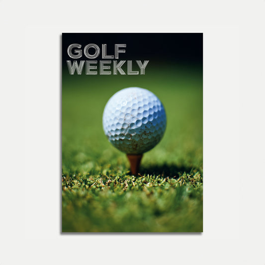 Affiche classique de Golf Weekly
