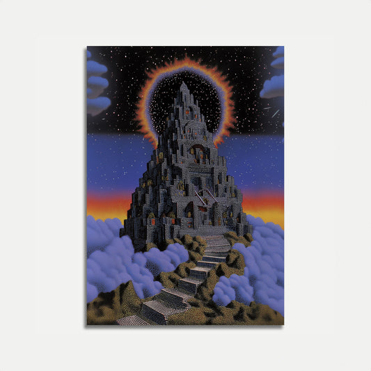 Celestial City in the Stars Poster