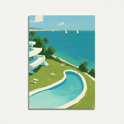 Pôster Villa Costeira de Luxo Paraíso