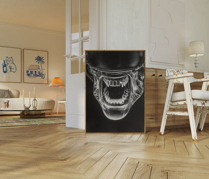 Xenomorph Alien Teeth Poster