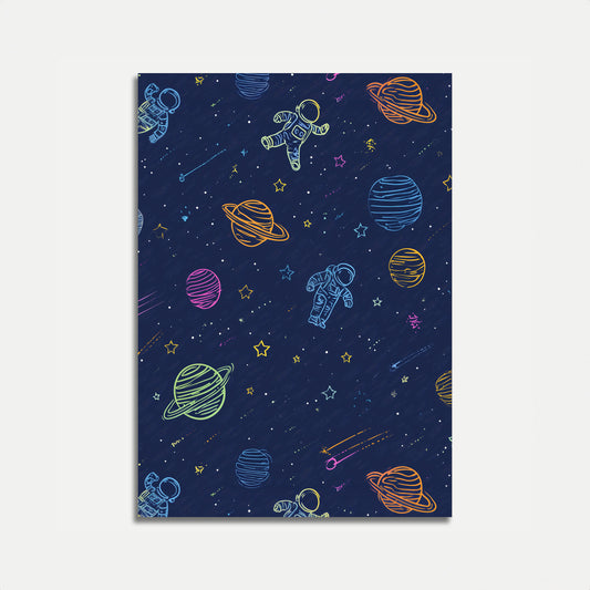 Cosmic Space Exploration Poster