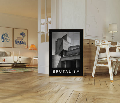Póster de Monumento Arquitectónico Brutalista