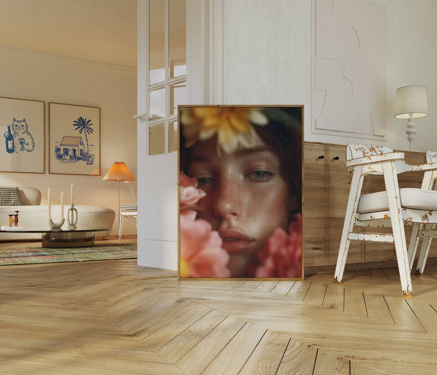 Dolce Bellezza di Fiore Lentigginosa Poster