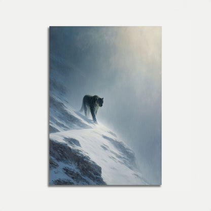 Sneeuwluipaard Bergpiek Poster