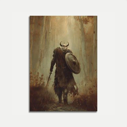 Vikingkrijger Bosposter