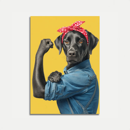 Póster de Rosie la Retriever Power