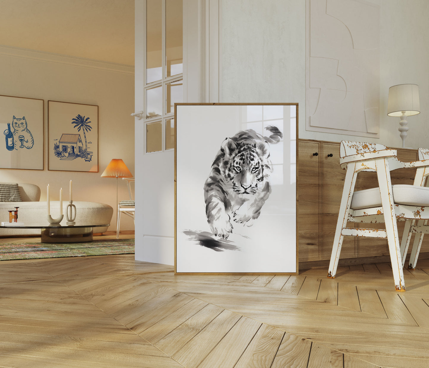 Powerful Ink Tiger Motion Poster