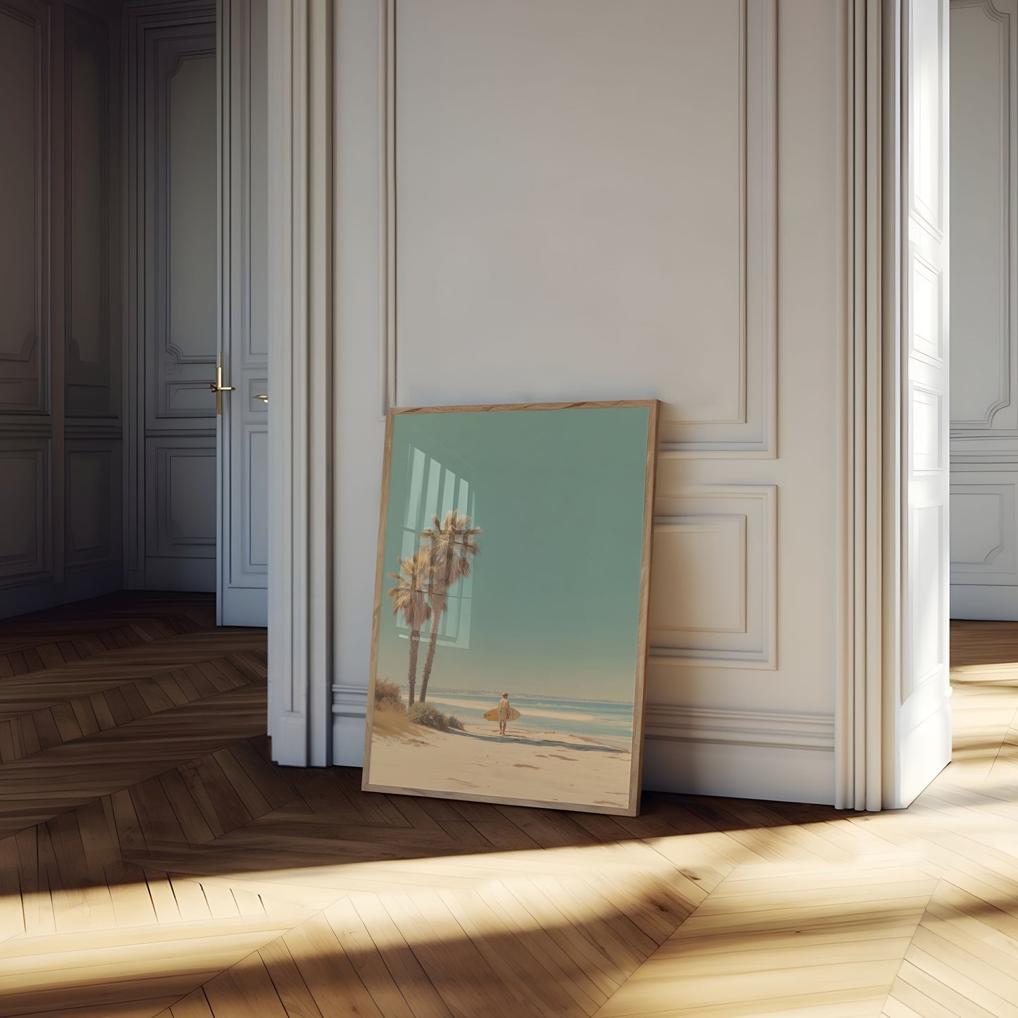 Coastal Surf Paradise Poster