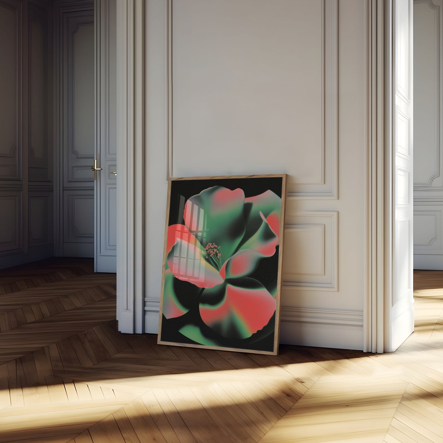 Ethereal Botanical Gradient Poster