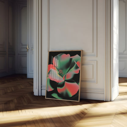 Ethereal Botanical Gradient Poster