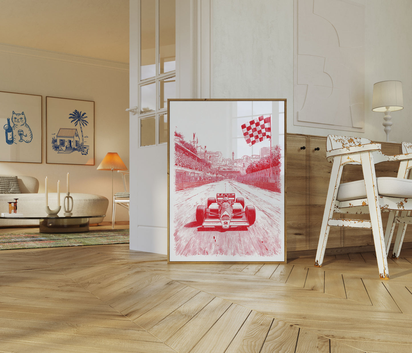 Monaco Grand Prix Racing Poster