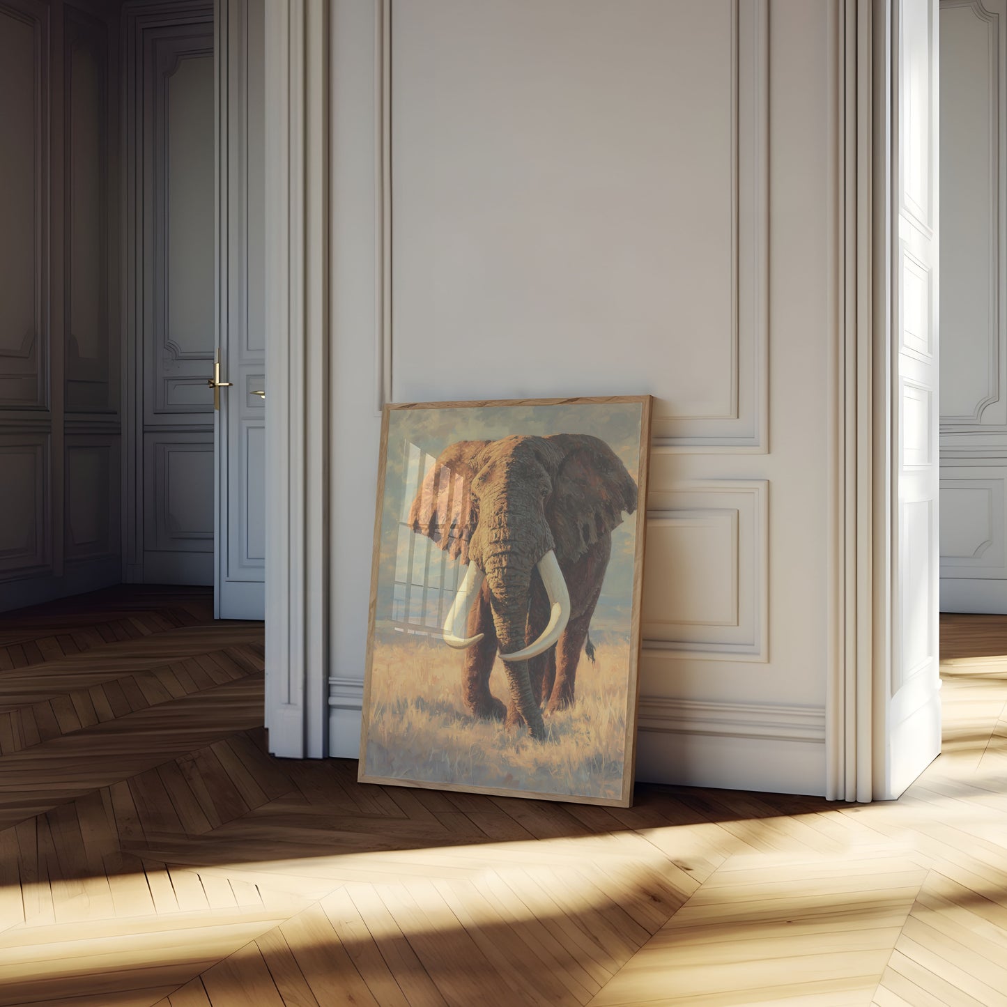 Majestic African Elephant Poster