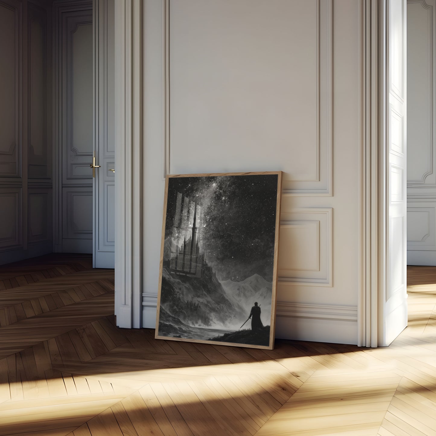 Pôster do Castelo de Fantasia Sob a Luz das Estrelas